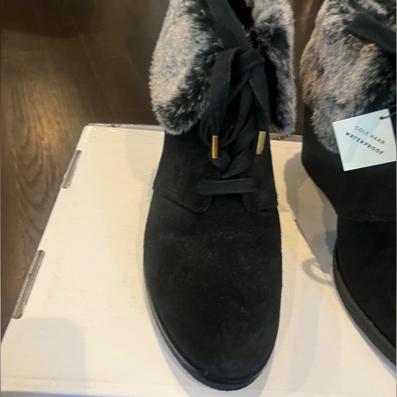 COLE HAAN Coralie Suede Booties - Picture 3 of 8